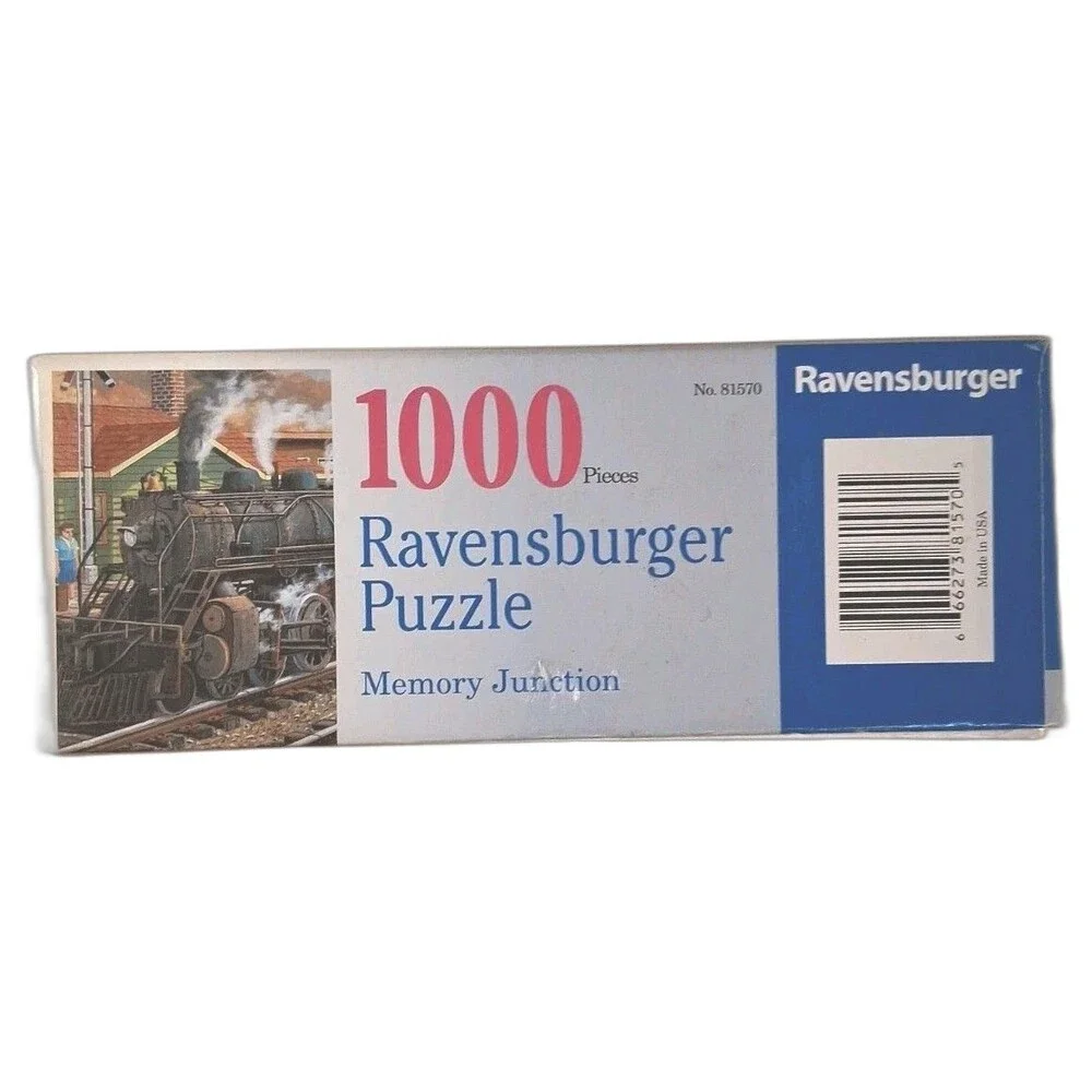 RAVENSBURGER Memory Junction 1000 piece puzzle RARE VTG - Complete